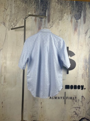 Gucci Women Mens Short Sleeve Shirts Luxury Brand Mens GG cotton shirt Top Quality Whatsapp 【+1-3239614486】