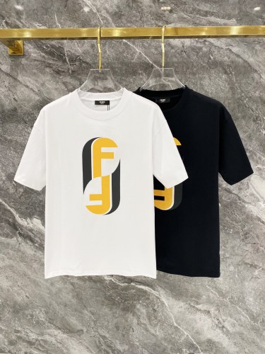 Fendi Luxury Brand Women Mens Short Sleeve T-Shirt with Original Box Whatsapp 【+1-3239614486】