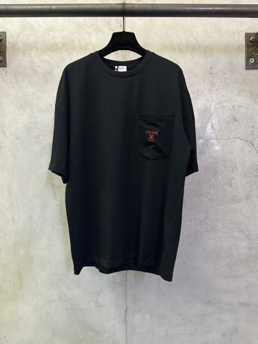 Celine Luxury Brand Women Mens Short Sleeve T-Shirt T-SHIRT IN COTTON JERSEY RX0I31242.GDX7 with Original Box Whatsapp 【+1-3239614486】