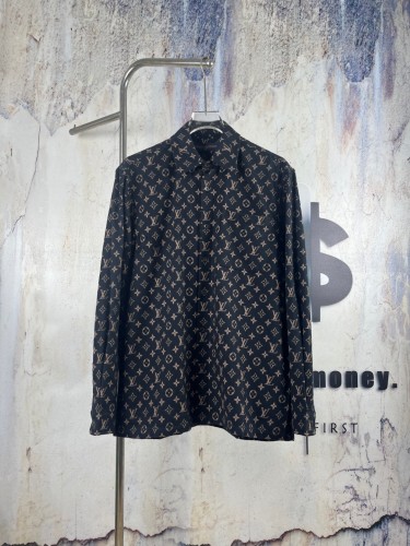 Louis Vuitton Women Mens Shirts Luxury Brand Mens Long-Sleeved Shirt Top Quality Whatsapp 【+1-3239614486】