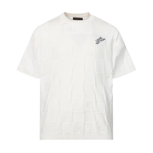 Louis Vuitton Luxury Brand Womens Men Short Sleeve T-Shirt Knit Top Quality Whatsapp 【+1-3239614486】