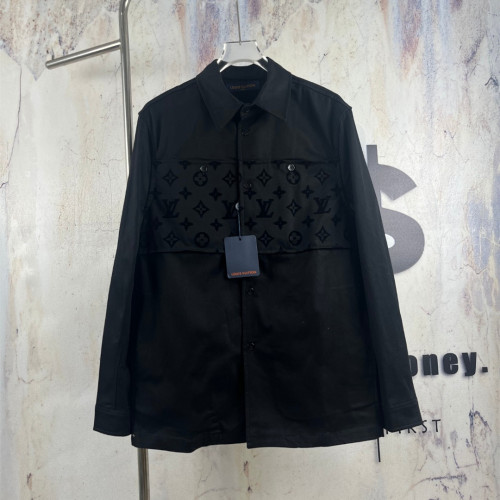 Louis Vuitton Women Mens Shirts Luxury Brand Mens Long-Sleeved Shirt Top Quality Whatsapp 【+1-3239614486】