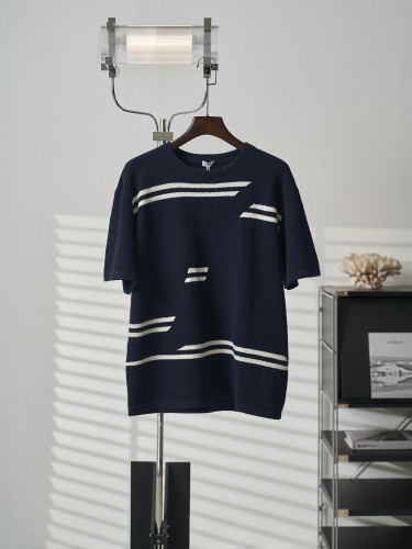 Loewe Luxury Brand Men Womens Short Sleeve T-Shirt Mens Oversized fit T-shirt in wool H526Y22XD8 Whatsapp 【+1-3239614486】