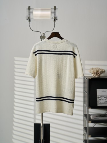 Loewe Luxury Brand Men Womens Short Sleeve T-Shirt Mens Oversized fit T-shirt in wool H526Y22XD8 Whatsapp 【+1-3239614486】