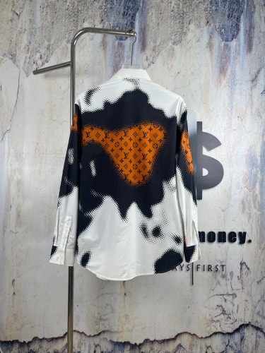 Louis Vuitton Women Mens Shirts Luxury Brand Mens Long-Sleeved Shirt Top Quality Whatsapp 【+1-3239614486】