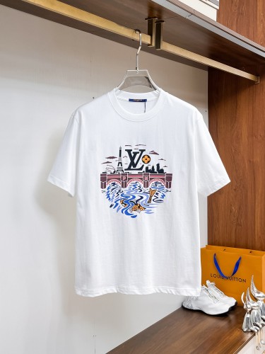 Louis Vuitton Luxury Brand Womens Men Short Sleeve T-Shirt Top Quality Whatsapp 【+1-3239614486】