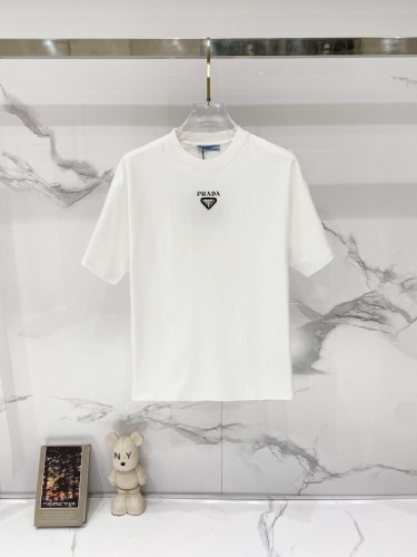 Prada Luxury Brand Men Womens Short Sleeve T-Shirt with Original Box Whatsapp 【+1-3239614486】