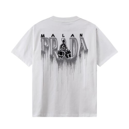 Prada Luxury Brand Men Womens Short Sleeve T-Shirt with Original Box Whatsapp 【+1-3239614486】