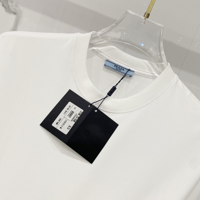 Prada Luxury Brand Men Womens Short Sleeve T-Shirt with Original Box Whatsapp 【+1-3239614486】