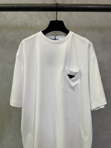 Prada Luxury Brand Men Womens Short Sleeve T-Shirt with Original Box Whatsapp 【+1-3239614486】
