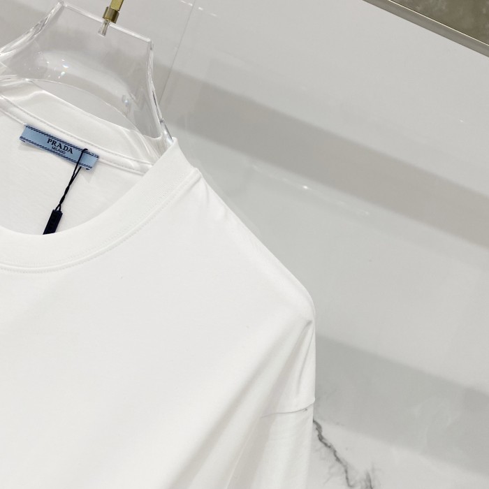 Prada Luxury Brand Men Womens Short Sleeve T-Shirt with Original Box Whatsapp 【+1-3239614486】