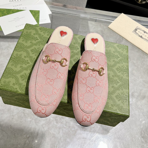 Gucci Womens Shoes Slippers Slides Casual Design Luxury Brand Princetown Horsebit Slippers with Original Box Whatsapp【+1-3239614486】