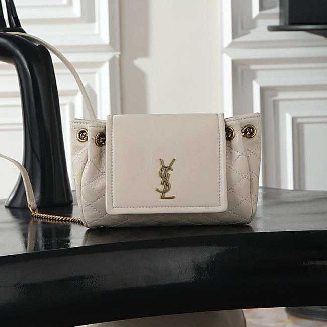 Saint Laurent YSL Womens Bag Shoulder Bags Luxury Brand Mini NOLITA IN LAMBSKIN with Original Box whatsapp +1-3239614486