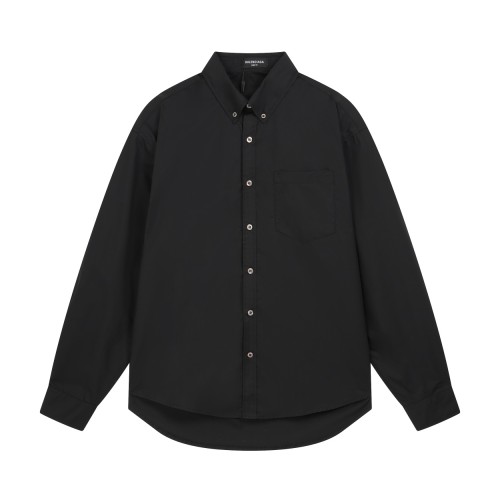 Balenciaga Men Long Sleeve Shirts Luxury Brand Mens Shirt Top Quality Whatsapp 【+1-3239614486】