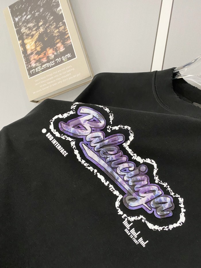 Balenciaga Luxury Brand Women Mens Short Sleeve T-Shirt with Original Box Whatsapp 【+1-3239614486】