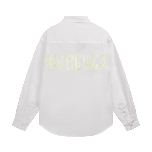 Balenciaga Men Long Sleeve Shirts Luxury Brand Mens Shirt Top Quality Whatsapp 【+1-3239614486】