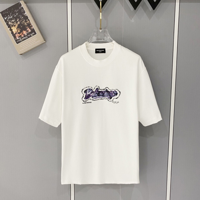 Balenciaga Luxury Brand Women Mens Short Sleeve T-Shirt with Original Box Whatsapp 【+1-3239614486】