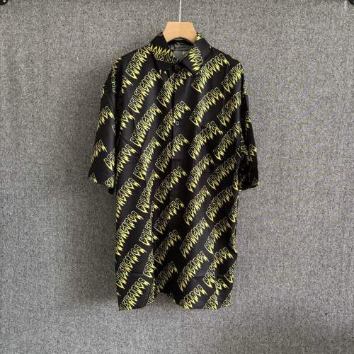 Balenciaga Women Men Short Sleeve Shirts Luxury Brand Mens Shirt Top Quality Whatsapp 【+1-3239614486】