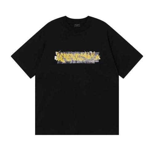 Balenciaga Luxury Brand Women Mens Short Sleeve T-Shirt Messy Spray T-Shirt  with Original Box Whatsapp 【+1-3239614486】
