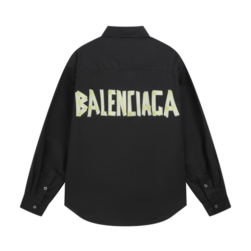 Balenciaga Men Long Sleeve Shirts Luxury Brand Mens Shirt Top Quality Whatsapp 【+1-3239614486】