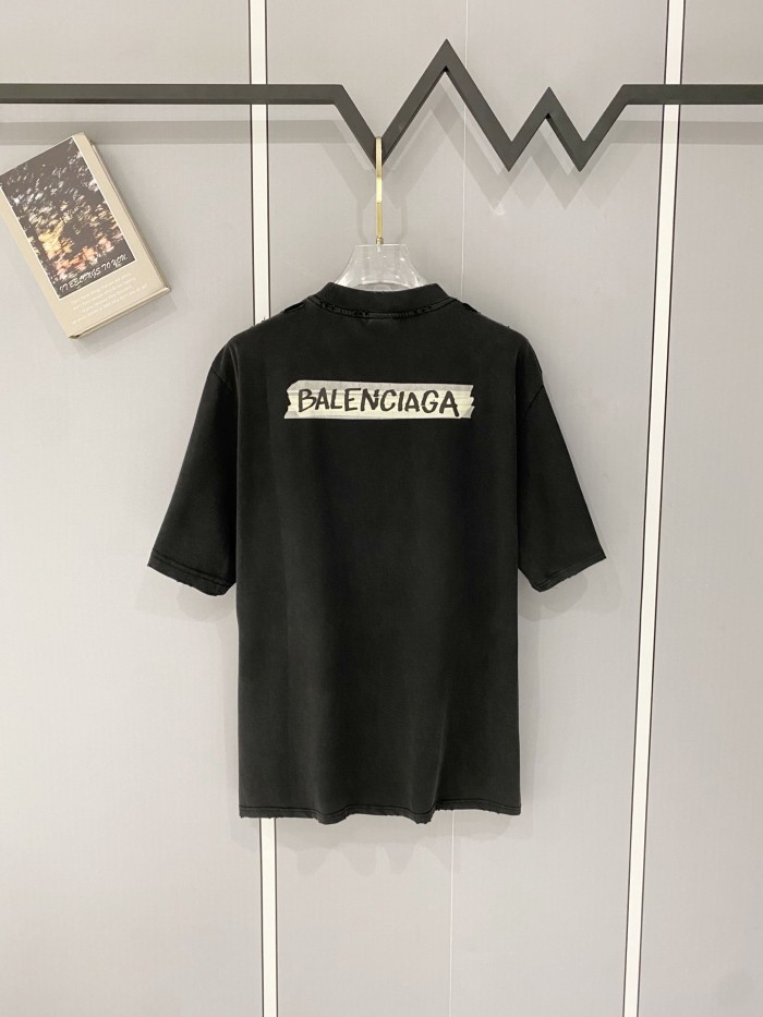 Balenciaga Luxury Brand Women Mens Short Sleeve T-Shirt with Original Box Whatsapp 【+1-3239614486】