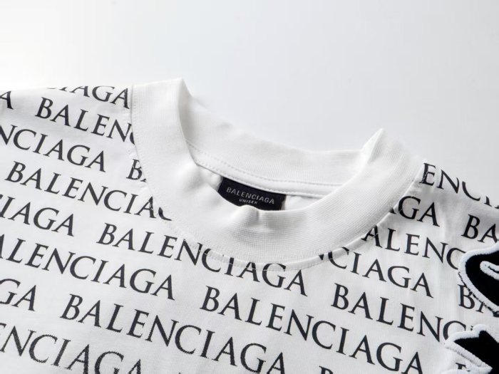 Balenciaga Luxury Brand Women Mens Short Sleeve T-Shirt with Original Box Whatsapp 【+1-3239614486】