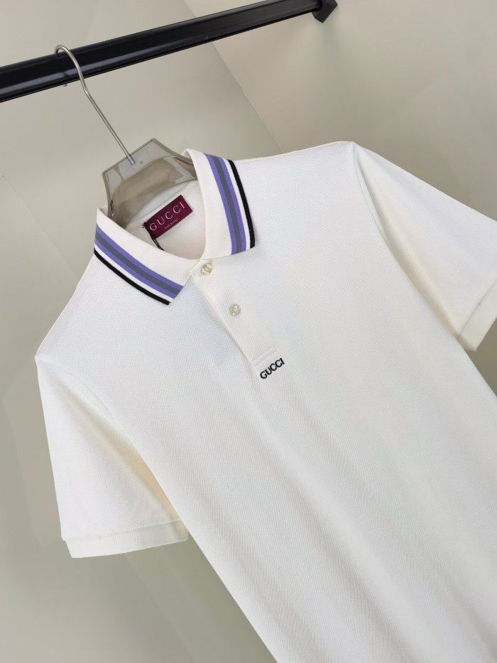 Gucci Luxury Brand Women Mens Short Sleeve T-Shirt Polo Shirt Top Quality Whatsapp 【+1-3239614486】