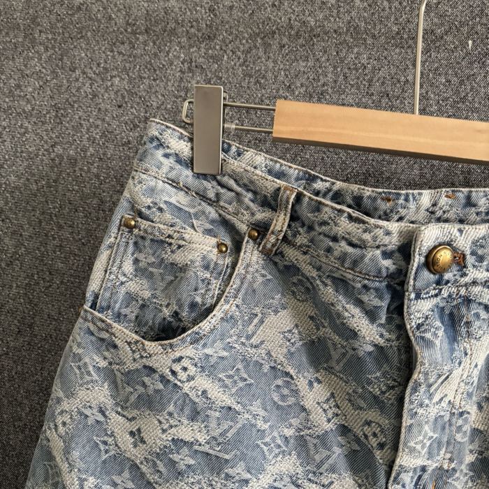 Louis Vuitton Luxury Brand Women Mens Pant Denim Shorts Whatsapp 【+1-3239614486】