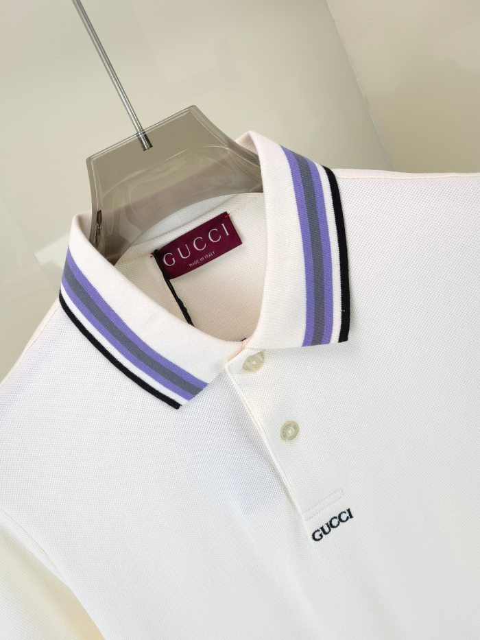Gucci Luxury Brand Women Mens Short Sleeve T-Shirt Polo Shirt Top Quality Whatsapp 【+1-3239614486】