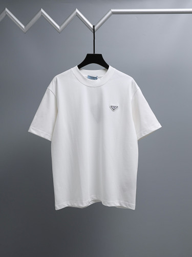 Prada Luxury Brand Men Womens Short Sleeve T-Shirt with Original Box Whatsapp 【+1-3239614486】