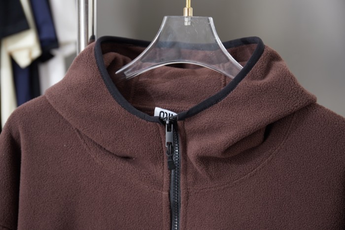 Miumiu Men Women Jackets Coat Luxury Brand Womens Hoodie Fleece sweatshirt Top Quality Whatsapp【+1-3239614486】