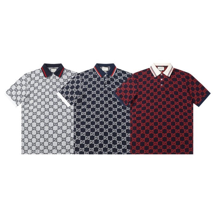 Gucci Luxury Brand Women Mens Short Sleeve T-Shirt Polo Shirt Top Quality Whatsapp 【+1-3239614486】