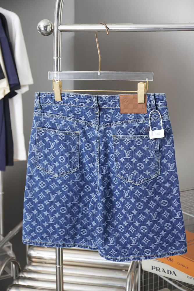 Louis Vuitton Luxury Brand Women Mens Pant Monogram Denim Shorts Whatsapp 【+1-3239614486】
