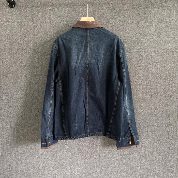 Louis Vuitton Men Womens Jacket Coat Luxury Brand Mens Jackets Damier Denim Jacket Top Quality Whatsapp【+1-3239614486】