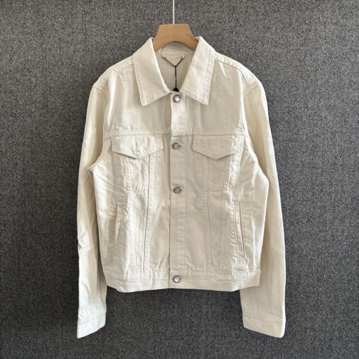 Louis Vuitton Men Womens Jacket Coat Luxury Brand Mens Jackets Damier Denim Jacket Top Quality Whatsapp【+1-3239614486】
