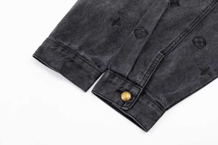 Louis Vuitton Men Womens Jacket Coat Luxury Brand Mens Denim Jacket Top Quality Whatsapp【+1-3239614486】