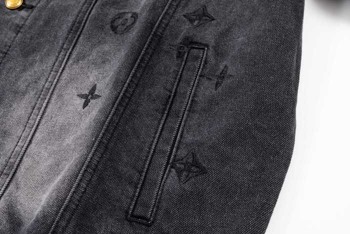 Louis Vuitton Men Womens Jacket Coat Luxury Brand Mens Denim Jacket Top Quality Whatsapp【+1-3239614486】