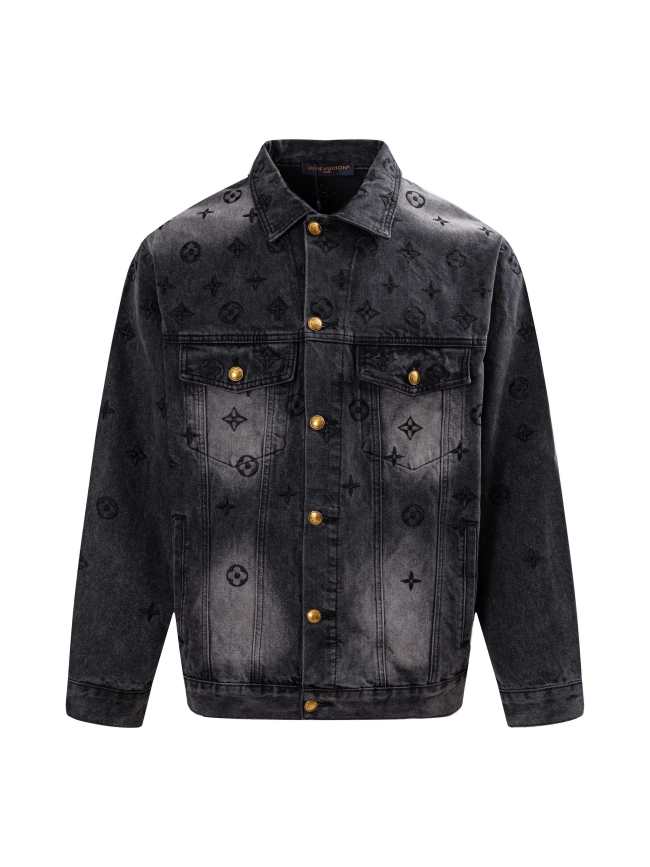 Louis Vuitton Men Womens Jacket Coat Luxury Brand Mens Denim Jacket Top Quality Whatsapp【+1-3239614486】