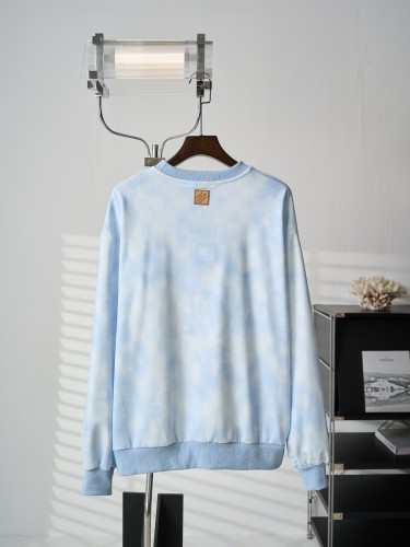 Louis Vuitton Womens Mens Sweatshirt Luxury Brand Mens Long-Sleeved Printed Crewneck 1AJRAN Whatsapp【+1-3239614486】
