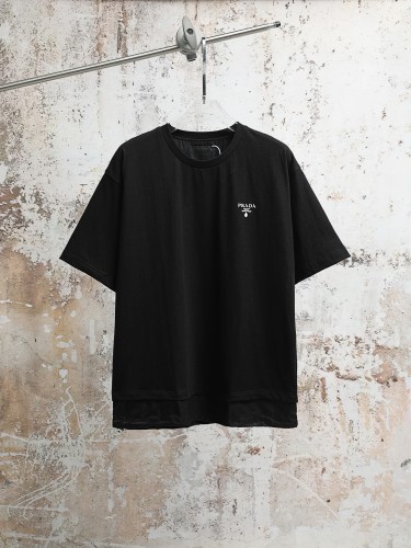 Prada Luxury Brand Men Womens Short Sleeve T-Shirt with Original Box Whatsapp 【+1-3239614486】