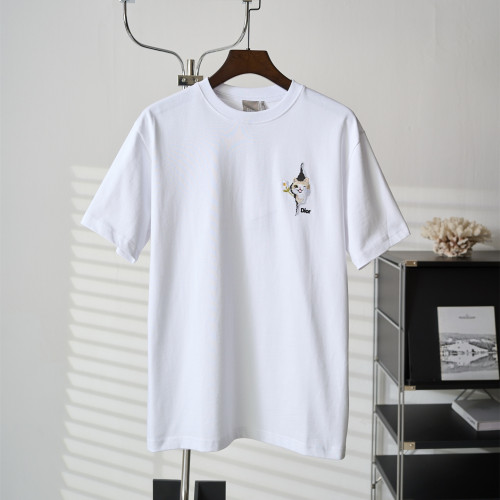 Dior Luxury Brand Women Mens Short Sleeve T-Shirt with Original Box Whatsapp 【+1-3239614486】