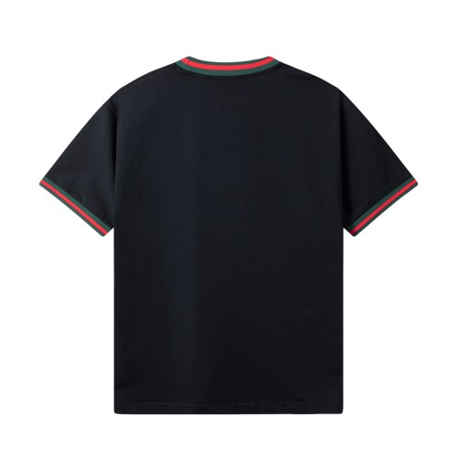 Gucci Luxury Brand Women Mens Short Sleeve T-Shirt Cotton jersey T-shirt with embroidery ‎835640 XJHCW 1183 Top Quality Whatsapp 【+1-3239614486】