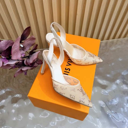 Louis Vuitton Womens Shoes Pumps Luxury Brand Gala Pump 8cm Heel 1AK2GL 1AK2FP with Original Box Whatsapp【+1-3239614486】