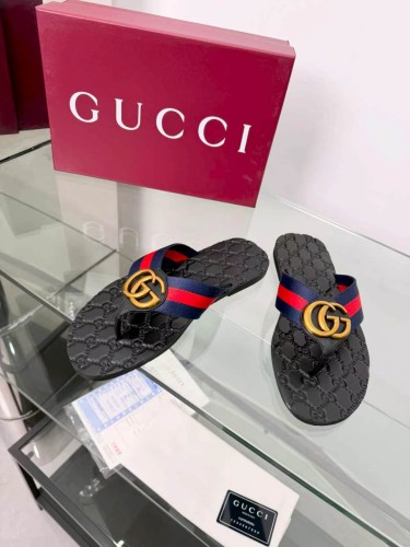 Gucci Mens Shoes Slippers Sandals Luxury Brand ‎863027 HAAOZ 8449 Men's Riviera thong sandal with Original Box whatsapp【+1-3239614486】