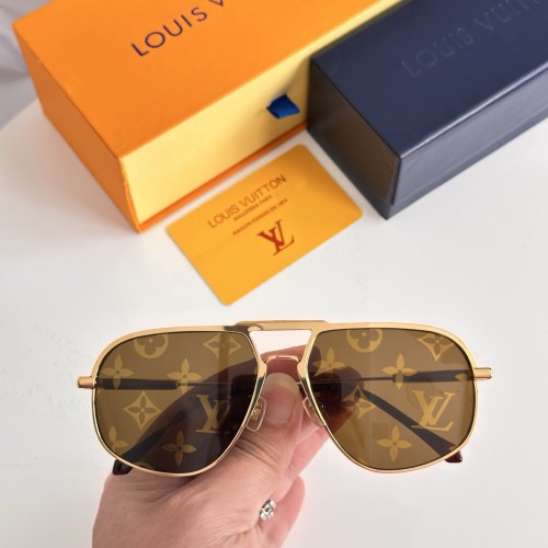 Louis Vuitton Sunglasses Luxury Brand Mens Sunglasses with Original Box Whatsapp 【+1-3239614486】Z40191W
