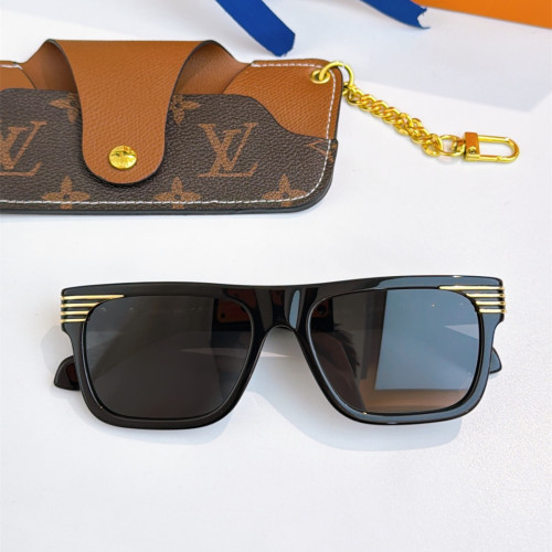 Louis Vuitton Sunglasses Luxury Brand Mens Sunglasses LV Slide Square Sunglasses with Original Box Whatsapp 【+1-3239614486】Z2910U