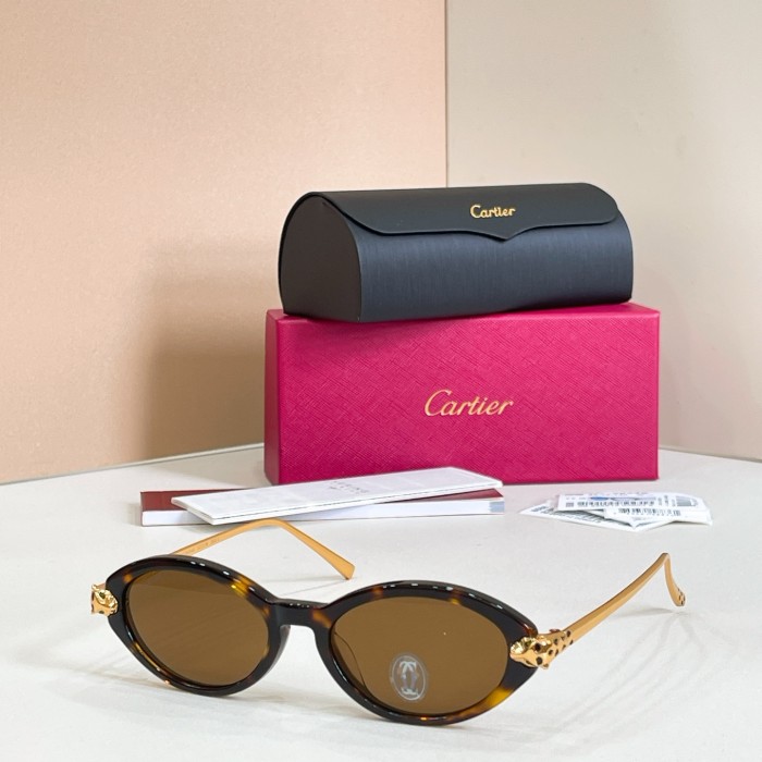 Cartier Sunglasses Luxury Brand Womens Sunglasses with Original Box Whatsapp 【+1-3239614486】CT0634S