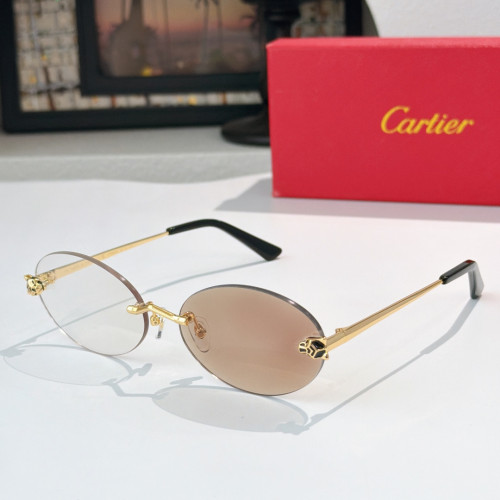 Cartier Sunglasses Luxury Brand Womens Sunglasses with Original Box Whatsapp 【+1-3239614486】CT0435