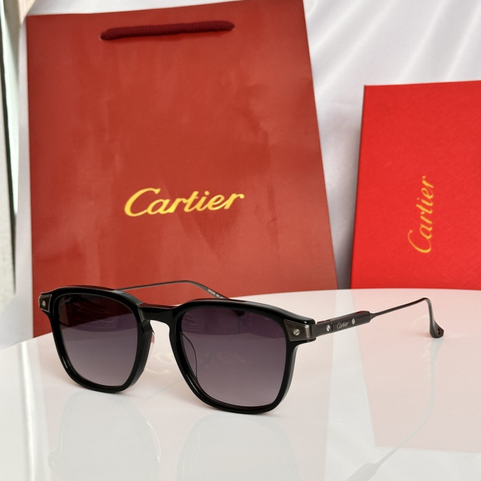 Cartier Sunglasses Luxury Brand Men Womens Sunglasses with Original Box Whatsapp 【+1-3239614486】CT0611O
