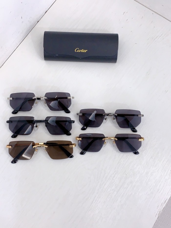 Cartier Sunglasses Luxury Brand Mens Sunglasses with Original Box Whatsapp 【+1-3239614486】CT0653S